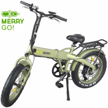 Fashionable 20" Fat Tire 48V 500W Bafang Motor Electric Bike